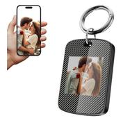 TABKSOLA Cornice portafoto digitale, piccola, 1,5 pollici, E, a risparmio energetico, portatile, per uomini e donne (F15A, nero)