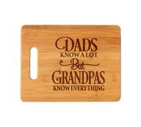 Tabla de cortar grabada ~ Tabla de cortar para inauguraci n de la casa para el abuelo D a del Padre Navidad - El mejor abuelo del mundo