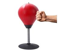 Table Bag - Strong Suction Desktop Bag, Boxing Punch Ball with Pump, Durable Stress Relief Toy, Desktop Fitness Accessory, Portable Ball for Fun and Exercise | for Christmas