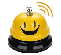 Table bell, smile restaurant reservation bell, service bell, reception bell, pet bell, suitable for canteens, restaurants