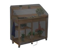 Table Cover - Dustproof Fade-Resistant Storage Shield with Secure Fit Design, Waterproof Protective Cover for Outdoor Garden Patio Balcony Backyard Potting Bench, 48×20×45.3 Inch