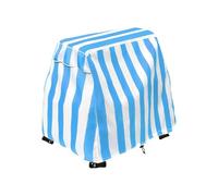 Table Cover, Dustproof Table, Uv Protection Easy Fit Splash Guard Zipper Closure Rain Shield Stylish Look Fast Drying, Desk Cover for Backyard, Outdoor 40.71x25.91x32.99 Inches