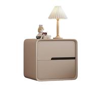 Table de chevet, table d'appoint, style moderne, table de chevet à 2 tiroirs, idéale pour le salon, la chambre à coucher ou la salle de séjour.(E,45CM(17.72IN))