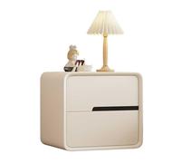 Table de chevet, table d'appoint, style moderne, table de chevet à 2 tiroirs, idéale pour le salon, la chambre à coucher ou la salle de séjour.(A,50CM(19.69IN))