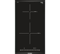 Bosch PIB375FB1E piano cottura Nero, Acciaio inox Da incasso Piano cottura a induzione 2 Fornello(i)