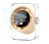 Table Fan Rechargeable - 100 Speed Silent Personal Cooler, Digital Display Portable Air Fan | Compact High Performance Cooling Device, Adjustable Airflow Desk For Home Bedroom Kitchen Dorm Travel Outd