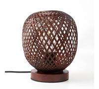 Table for Living Room Rattan Table Bedside Light Boho Wicker Nightstand, Desk Lights End Table Lighting Fixture Column Table s for Bedroom Living Room Restaurant Decor Night Stand