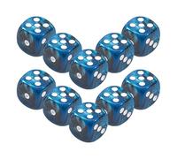 Table Games Dice, 6-Sided Acrylic Pocket Dice Set, Smooth Rolling Performance, 0.47x0.47x0.47 Inches, Compact and Sturdy, Ideal Gathering Accessories for Women, Men, Teens