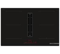 Bosch Serie 6 PVQ811H26E piano cottura Nero Da incasso 80 cm Piano cottura a induzione 4 Fornello(i) Cappa da incasso