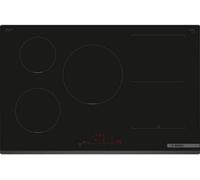 Bosch Serie 6 PVW831HC1E piano cottura Nero Da incasso 80 cm Piano cottura a induzione 5 Fornello(i)