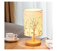 Table Lamp Nordic Warm Girl Heart Bedroom Simple Modern Bedside lamp Cartoon Creative Eye Protection Romantic ins Table lamp (Body Color : Elk A Style Wattage : Button swith) (Dimming Swith Tree)