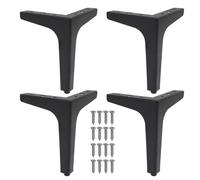 Table Legs, Steel Desk Legs - Adjustable Angled Metal Base, Heavy Duty Replacement For Dining Table, Kitchen Counter, Home Office | Modern Industrial Furniture DIY Workbench, Coffee Family Accessories