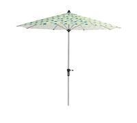 Table Market Umbrella Round Garden Tilt Umbrella Alloy Thick Rib with Crank Handle UV Protective Beach for Pati