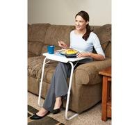 Table Mate, tavolino con vassoio regolabile e pieghevole, per mangiare guardando la TV o usare comodamente il pc dal divano o a letto