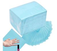 Table Mats - 50Pcs Manicure Table Mat Nail Tech Sheets, Paper Towels for Nail Techs, Waterproof Nail Mats,Water Absorbing, 3-Layer Design, Clean Pads for Manicure Professionals Beginners