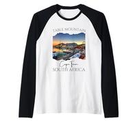 Table Mountain Città del Capo Sudafrica Souvenir per Donne e Uomini Maglia con Maniche Raglan