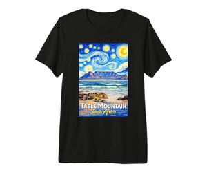 Table Mountain Sudafrica Maglietta Premium