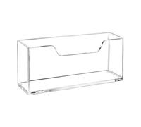Table Napkin Holder, Acrylic Tissue Stand, Modern Guest Towel Organizer, Dispenser Rack, Storage Decor for Dining Room Kitchen Home Apartment Party Use, 9.02x2.28x3.9 inches