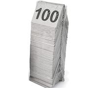 Table Numbers Stainless Steel 1-25/50/70, Table Place Cards Stainless Steel Table Numbers Tent Style Table Cards, 1.6X1.9 Inch Signs Plates Restaurant Bar Place Table Mar(C)