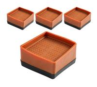 Table Risers for Legs - Stackable Furniture Risers 4PCS, Square Divano Lift Riser for Bed Table Appliance Height Increase | Furniture Riser for Bedroom Living Room Kitchen Laundry Study Apartment