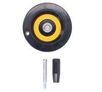Table Saw Handwheel 125mm | 14mm Center Hole for Lathe/Milling Machine/Grinder | Revolving Handle with Screw Holes | Sturdy Engineering Plastic