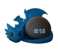 Table Smart Speaker Holder, Desk Dragon Shaped Bright Speakers Stand, 8.07x7.52x3.7 Inches Compact & Space Saving Design, 3D Printing Animal Figure Audio Gear Support for Bedroom, Apartment, Bedside