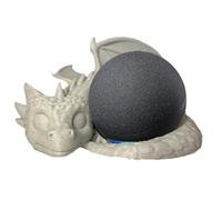 Table Smart Speaker Holder, Desk Dragon Shaped Bright Speakers Stand, 8.07x7.52x3.7 Inches Sturdy & Secure Receiver Support, 3D Printing Animal Figure Audio Gear for Bedroom, Apartment, Study Room, RV