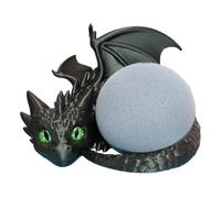 Table Smart Speaker Holder, Desk Dragon Shaped Bright Speakers Stand, 8.07x7.52x3.7 Inches Sturdy & Secure Receiver Support, 3D Printing Animal Figure Audio Gear for Bedroom, Apartment, Study Room, RV