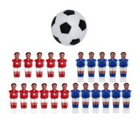 Table Soccer Player Set - Portable Replacement Football, Men Doll Accessories, Durablee Creative Sports Figures | For Tournament Game, Home Travel School Use Kids Adults Play Fun Table Socce