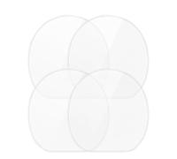Table Tennis Film, Protect Block Layer, 4 Piece Set Guard, PET Polymer Sheet Pong, Racket Protector Anti Scratch Shield, Gym Room Maintenance Clean Use 6.5x6.5x0.39 inches
