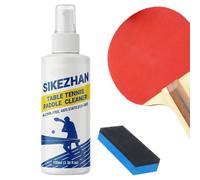 Table Tennis Racket Cleaner, Paddle Cleaning Solution, 100ml Racket Spray with Stain Removal, Premium Liquid Cleaner, Fast Drying Formula, for Men Women Gym Indoor Outdoor Table Tennis Maintenance