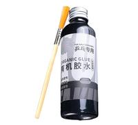 Table Tennis Racket Glue Kit - Liquid Glue 100 ml, Smooth Application Brush, Strong Adhesion Layer, Quick-Dry Formula | Portable Maintenance Accessory, Rubber Bond Enhancer, Daily Training Essentiall