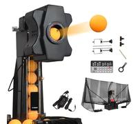 Table Tennis Robot, Macchina A Sfera Automatica A Palla Con Frequenza Di Uscita A Sfera 30-90 Sfere/min, 9 Livelli Di Regolazione Della Frequenza, Regolazione Dell'angolo A 7 Angolo, Macchina