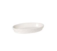 Pirofila forno in Porcellana ovale impilabile Bianca Wersal 24 cm