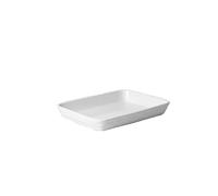 Table Top Porcellane Sas Pirofila rettangolare in porcellana bianca, impilabile 32 X 22 X 5,5 CM