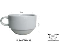 Table Top Tazza Colazione Imiplabile 0.27 Lt Bianco B856