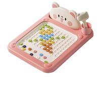 Tableau Magnétique Dessin - Piastra À Dessin Points Aimantés, Jouet Éducatif Créatif, Tablette Stylet Enfant, Jeu Voyage Anti-Stress | Cadeau Anniversaire Pour Filles Garçons 2-5