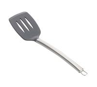 Tablecraft 11179 Spatola scanalata, grigio, lunghezza 35,6 cm, silicone sopra nylon