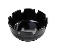 Tablecraft Ashtray, set 12 posacenere cm 11 nero in melamina
