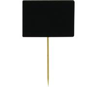 Tablecraft bamboo picks lavagna pick, nero, 9 cm