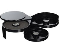 TableCraft Rimmer in plastica ABS, include 3 vassoi estraibili, trasparente