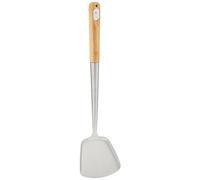 TableCraft Wok Spatula with Bamboo Handle 14.5-Inch Stainless Steel