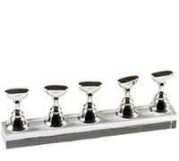 Tablero de ajedrez Soporte magnético para arte de uñas Soporte de exhibición de práctica Estante de puntas acrílicas Plataben trattata.