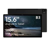 Tablet 15.6 Inch Android 13 Tablet, Large Tablet with1080 IPS HD Display Big Screen, 8-Core, 6GB+512GB, Support 512G TF Card, 12000mAh Long Lasting Battery for Movie/Work-Space Gray