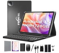 Tablet 2026 da 11 pollici, Android 15, tablet con tastiera, 5 G, tablet WiFi con 16 GB + 128 GB (1TBTF), tablet 4G LTE con 2 SIM 1 SD Slot-Octa-core, 1080FHD, 13 + 8 MP, 7000 mAh, Type-C/GPS/OTG