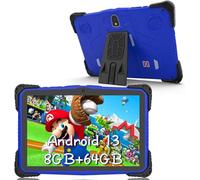 Tablet Android 13 per bambini da 10 pollici Tablet per bambini, 8 GB RAM 64 GB ROM Tablet per bambini, 8 MP doppia fotocamera, giochi educativi Controllo parentale, Tablet con software per bambini APP