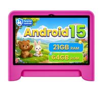 Tablet Android 14 per bambini, tablet da 10,1 pollici aggiornati 2025 con processore Octa-core, batteria da 6000 mAh, spazio per bambini, controllo parentale, app per bambini precaricate, doppio WiFi