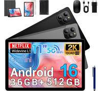 Tablet Android 16 11 Pollici Octa Core T615 36GB RAM 512GB ROM 5G WiFi,Gemini AI