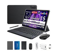 Tablet Blackview Mega 2 12" 128GB 4G 9000mAh Android 15 Grigio con accessori