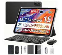 Tablet Blackview Mega 2 12" 256GB 4G 9000mAh Android 15 Grigio con accessori